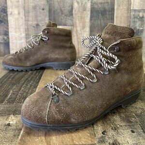 Raichle Vintage Hiking Mountaineering Suede Roughout Boots Mens 10.5 M